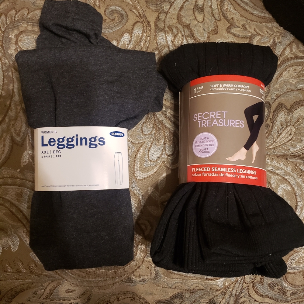 2 pairs of women's leggings XXL